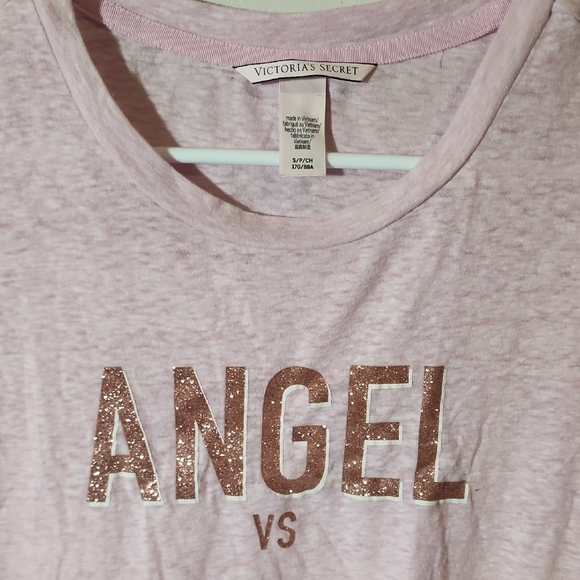 Victoria's Secret Light Pink Angel Tee - Picture 7 of 8